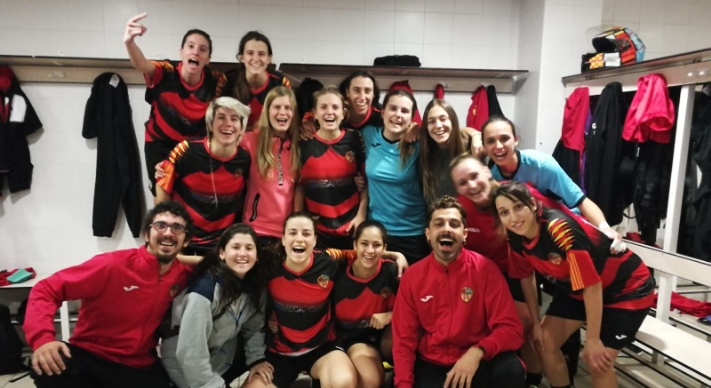 El Senior B confirma la dinàmica positiva amb una contundent victoria 6-1