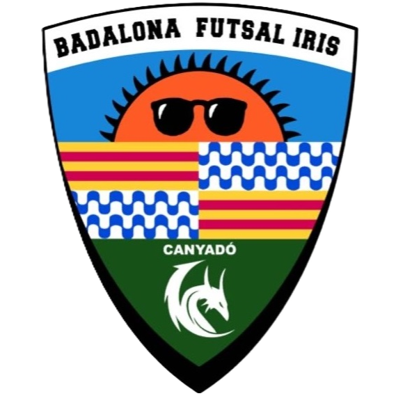 escut AE BADALONA FUTSAL IRIS 